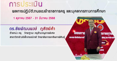 ผลการปฏิบัติงาน ประจำปี 2568 (รอบที่ 1)