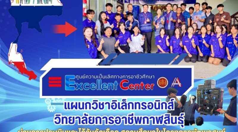 ประชุมหารือขับเคลื่อนศูนย์ความเป็นเลิศทางการอาชีวศึกษา Excellent Center.