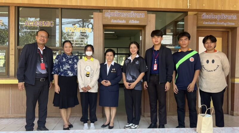 เข้าพบนักเรียน ที่ครอบครัวขาดแคลนทุนทรัพย์ เรียนต่อทุนนวัตกรรมสายอาชีพชั้นสูง รุ่นที่ 8