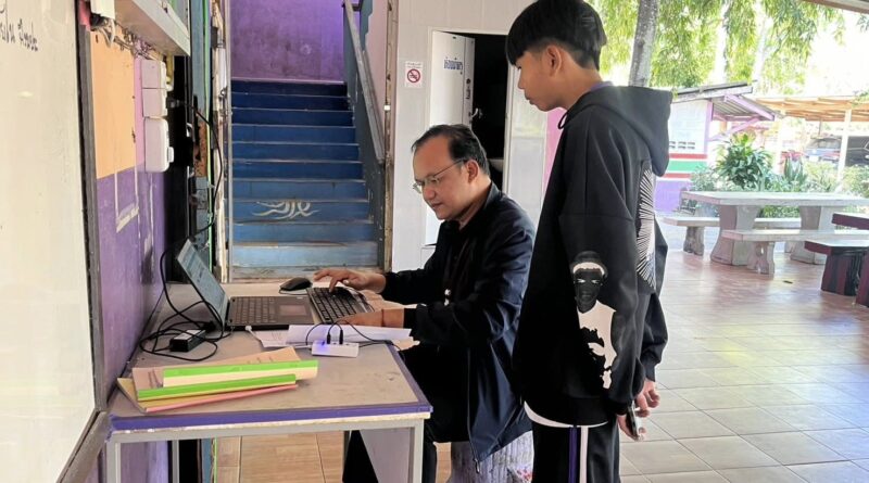 ลงพื้นที่ รับสมัครนักเรียนเชิงรุก