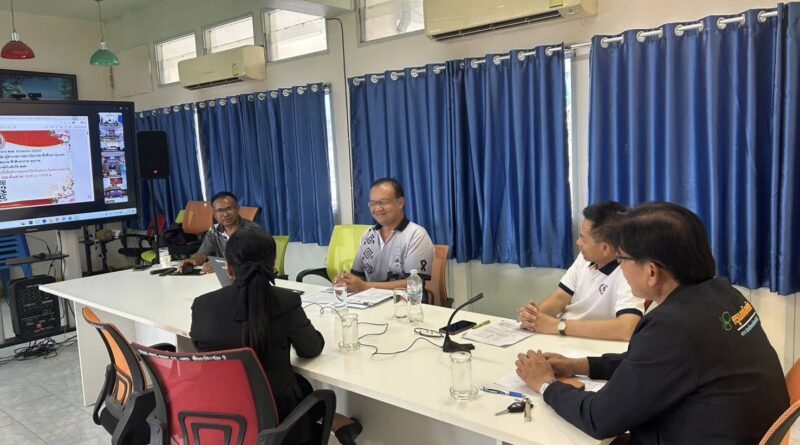 ร่วมประชุมออนไลน์ กับคณะผู้บริหาร สอศ.