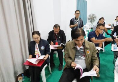 ร่วมประชุมกับคณะผู้บริหาร คณะครู เพื่ออบรมผู้บังคับบัญชาหน่วยลูกเสือพระราชทาน จังหวัดกาฬสินธุ์