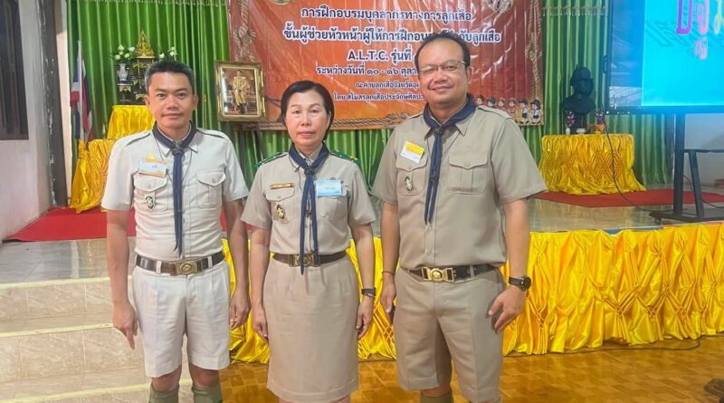 การฝึกอบรมบุคลากรทางการลูกเสือขั้นผู้ช่วยหัวหน้าผู้ให้การฝึกอบรมผู้กำกับลูกเสือ